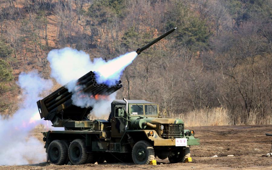  Asia KM500 with MLRS K136 Kooryong 1982 года  (фото 3 из 4)
